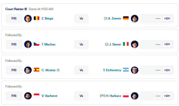 atp montecarlo partidos jueves9 abril 2026