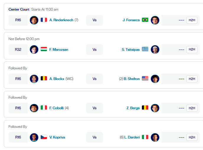 atp munich partidos miercoles15 abril 2026 tiroalpalo